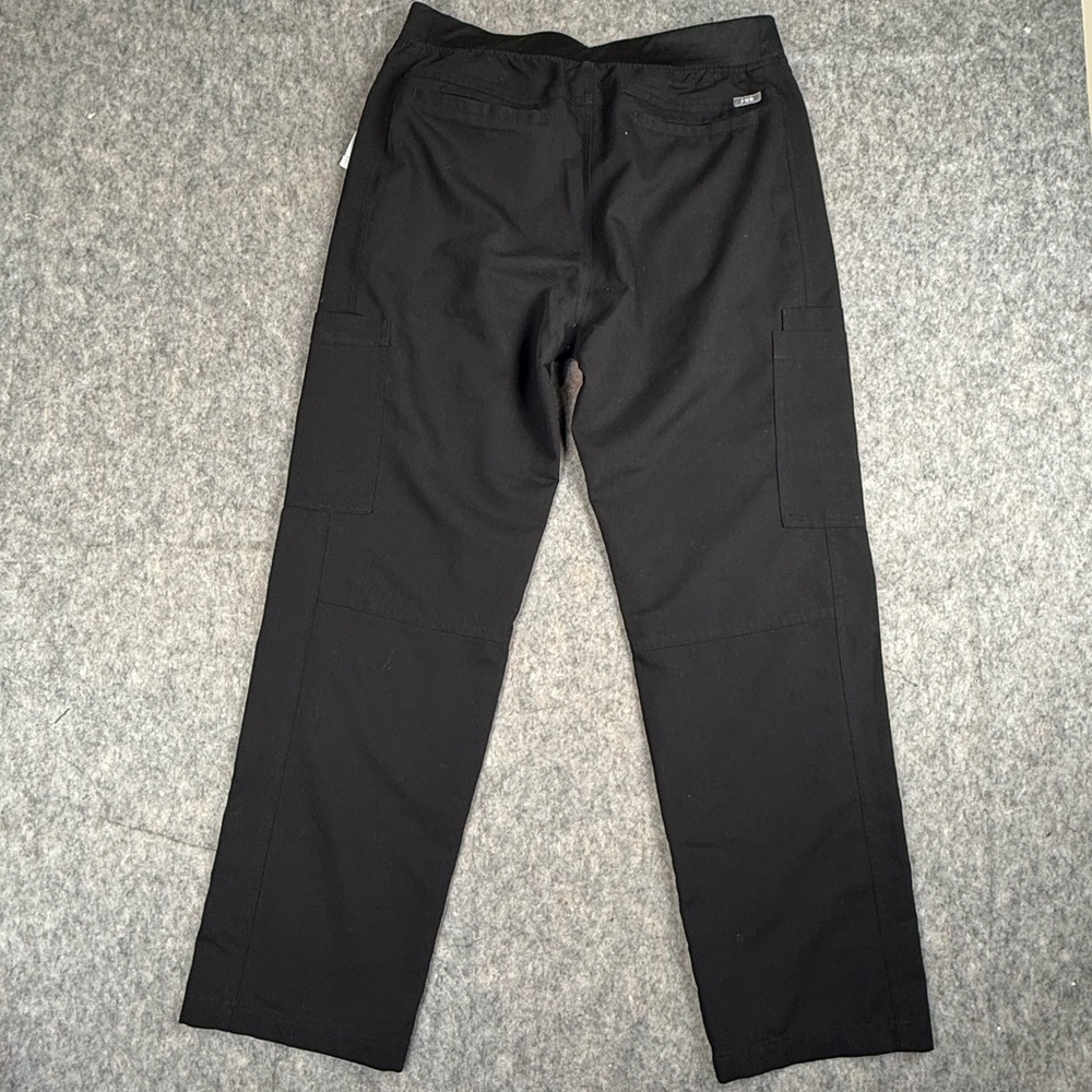 Figs Scrub Pants Mens Large Black Axim Cargo Bottoms Nurse Medical Technical‎ - Picture 5 of 10